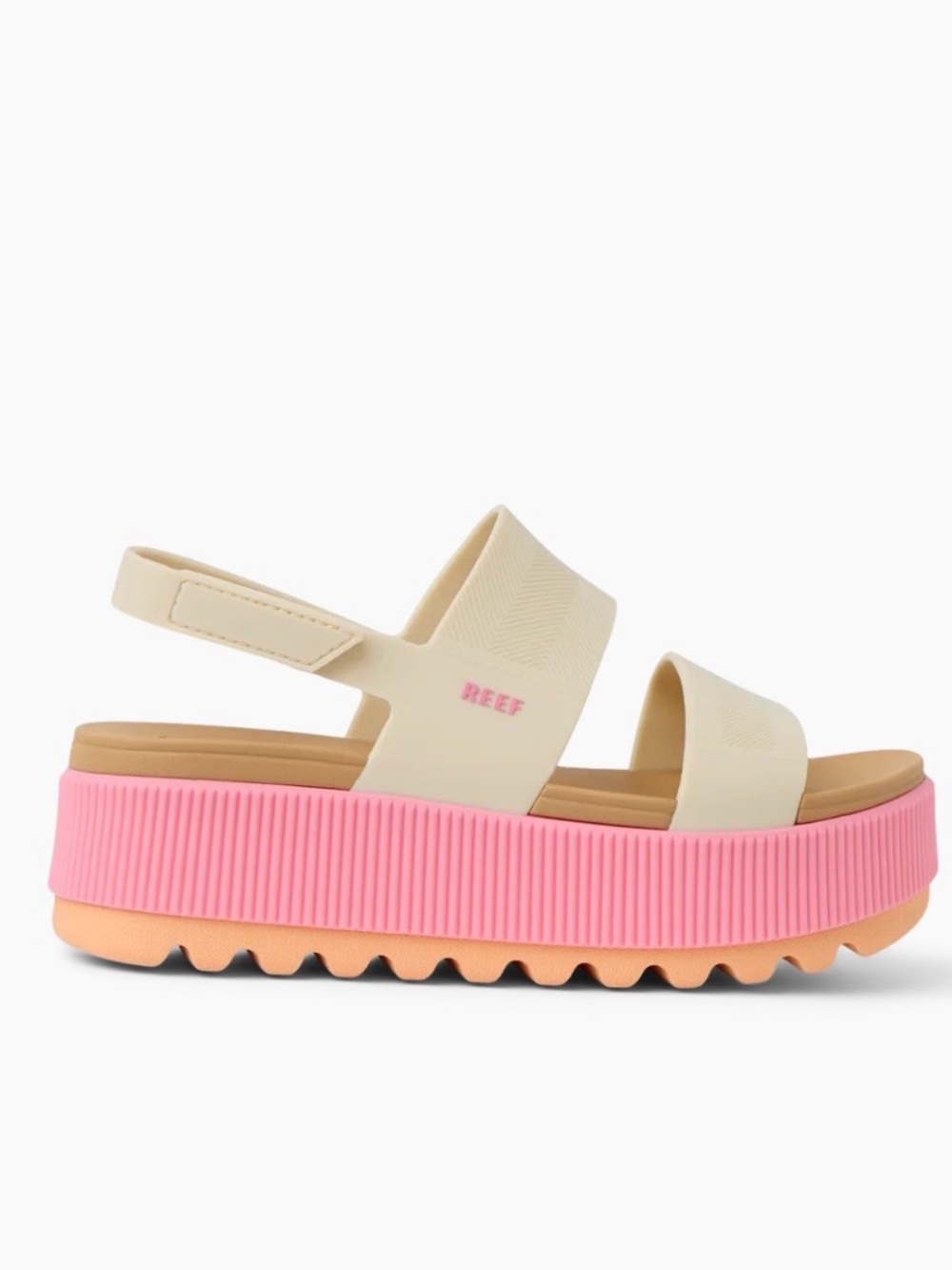 REEF Womens  Sandals Water Vista Higher Platform Size 9 EU 40 Vintage Pink NIB